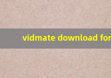 vidmate download for ios